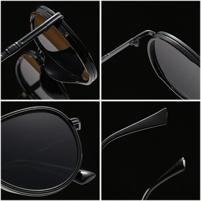 Retro Sonnenbrille aus Metall – UV400