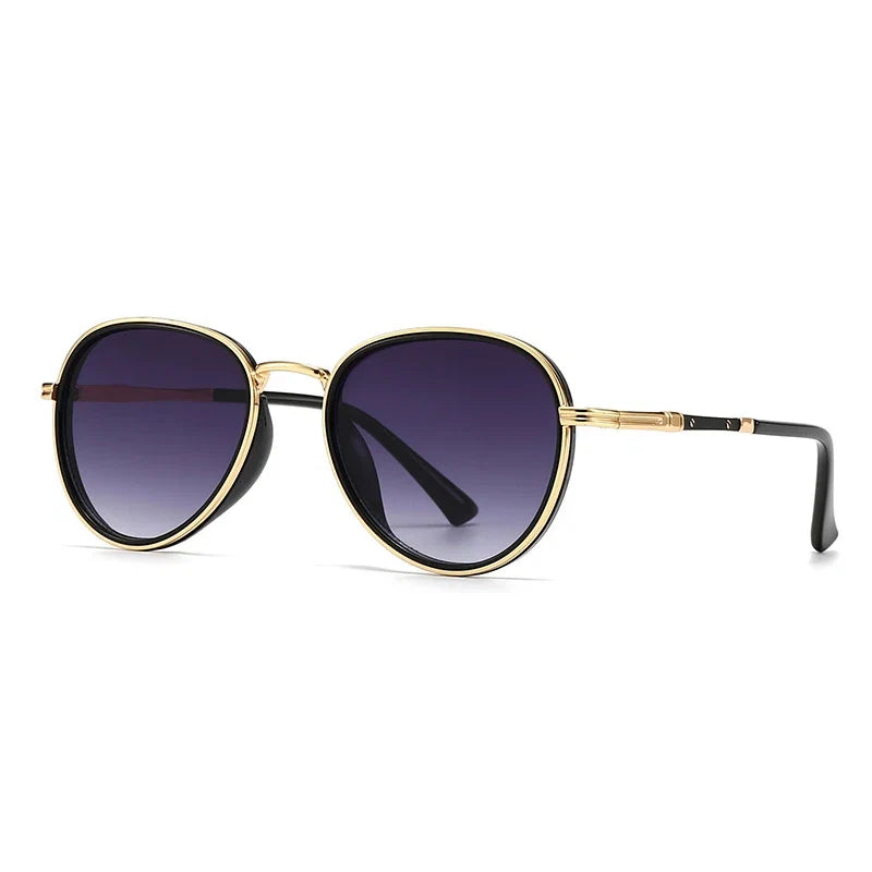 Retro Sonnenbrille aus Metall – UV400