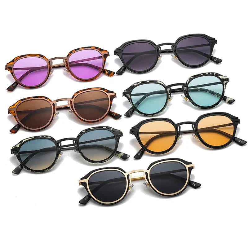 Retro Oval Sonnenbrille - UV400