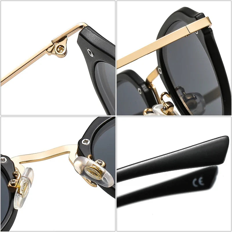 Retro Oval Sonnenbrille - UV400