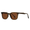 Retro Polarisierte Sonnenbrille – Dunkelbraun, polarisiert, UV400