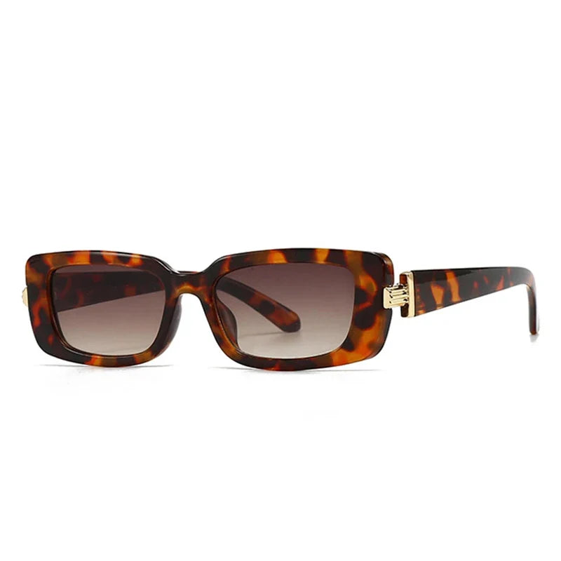 Retro Rechteck-Sonnenbrille - UV400