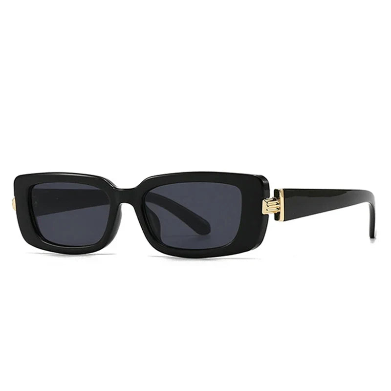 Retro Rechteck-Sonnenbrille - UV400