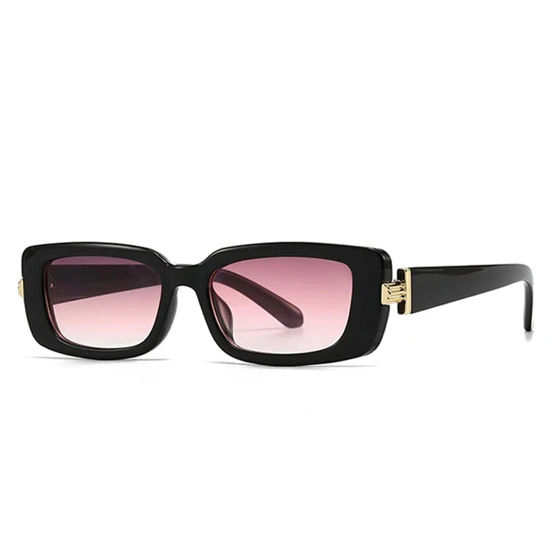 Retro Rechteck-Sonnenbrille - UV400