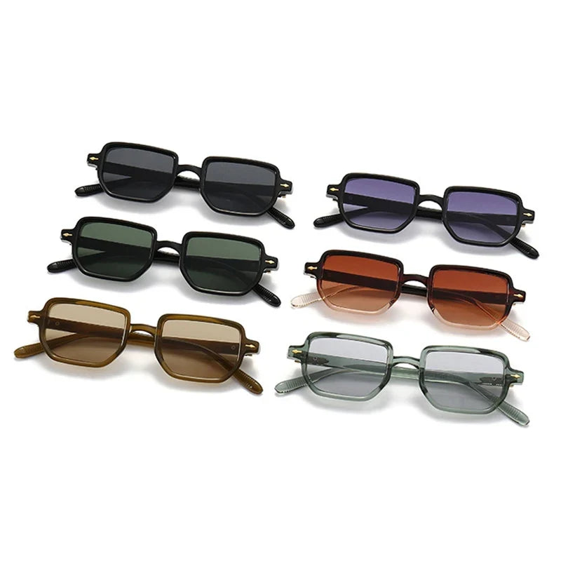 Retro Rectangle Sonnenbrille – Produktansicht 2, UV400
