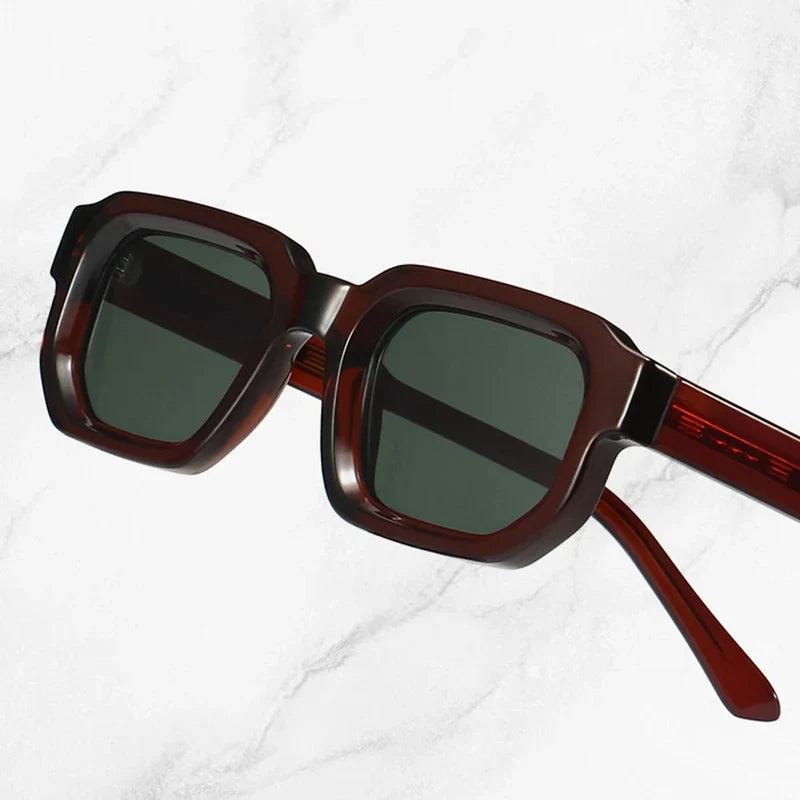Retro Rectangle Sonnenbrille – Produktansicht 2, UV400