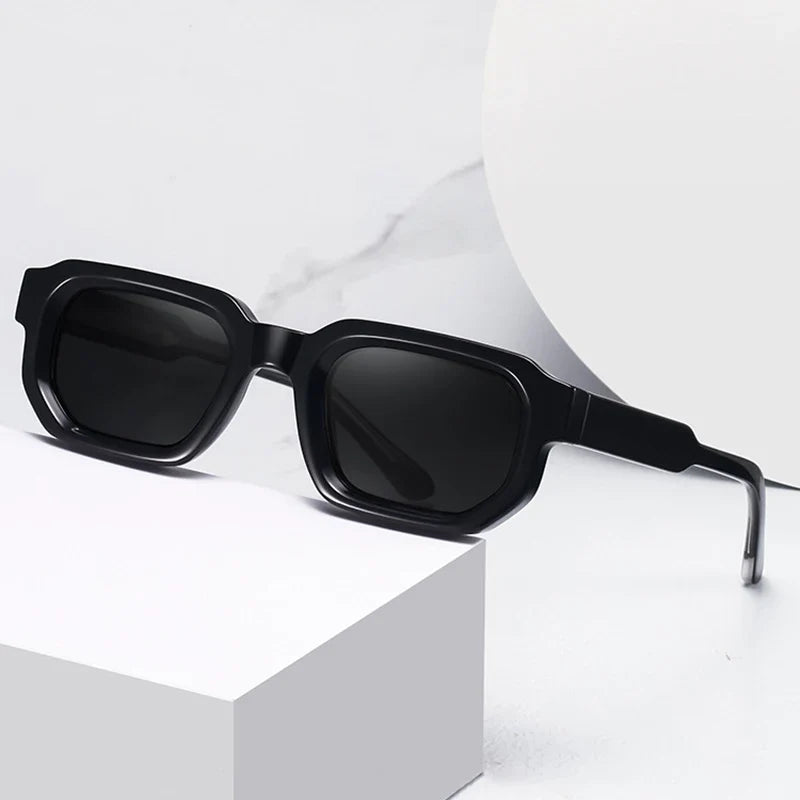 Retro Rectangle Sonnenbrille – Produktansicht 3, UV400
