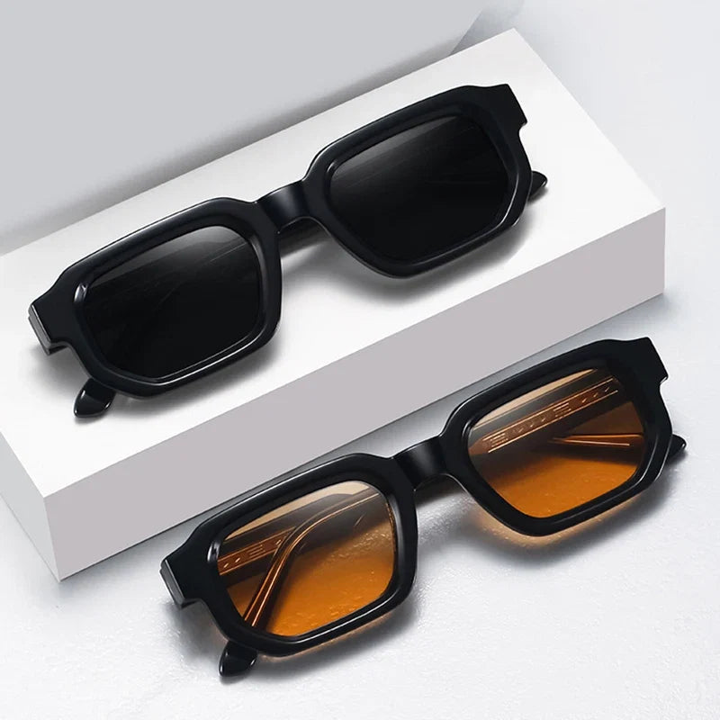 Retro Rectangle Sonnenbrille – Produktansicht 4, UV400