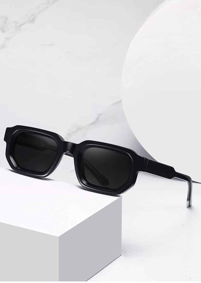 Retro Rectangle Sonnenbrille – Produktansicht 5, UV400
