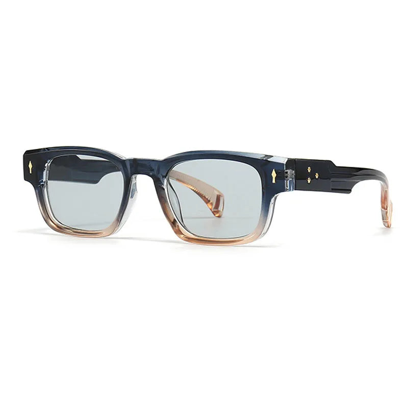 Retro Rivets Sonnenbrille – Blau, UV400