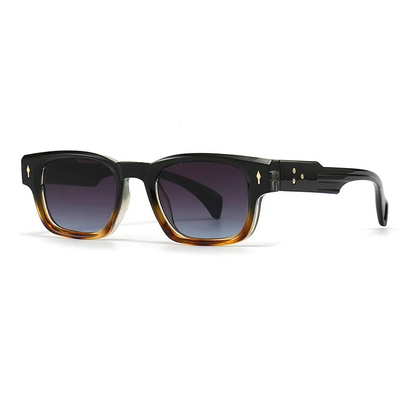 Retro Rivets Sonnenbrille – Leopard, UV400
