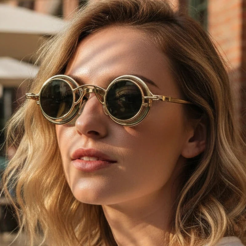 Retro Round Sonnenbrille – UV400