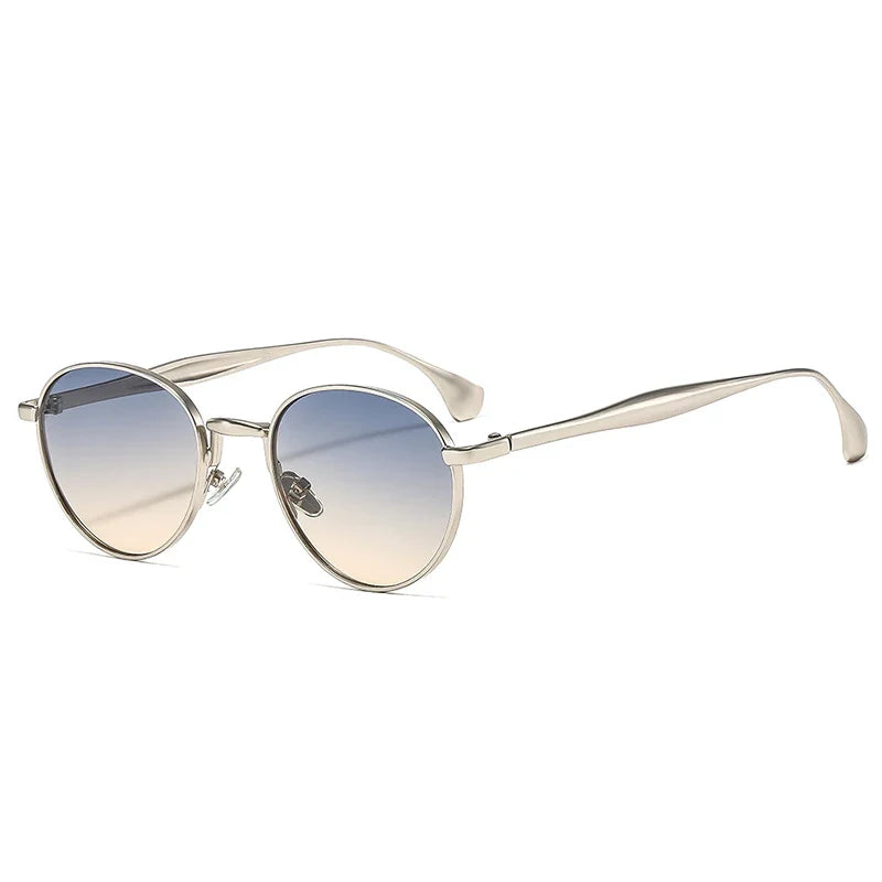 Retro Runde Metall-Sonnenbrille – UV400