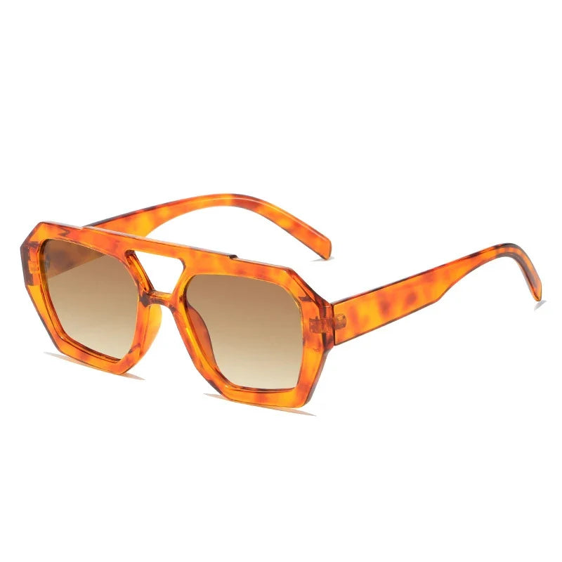 Retro Sonnenbrille – Amber, UV400