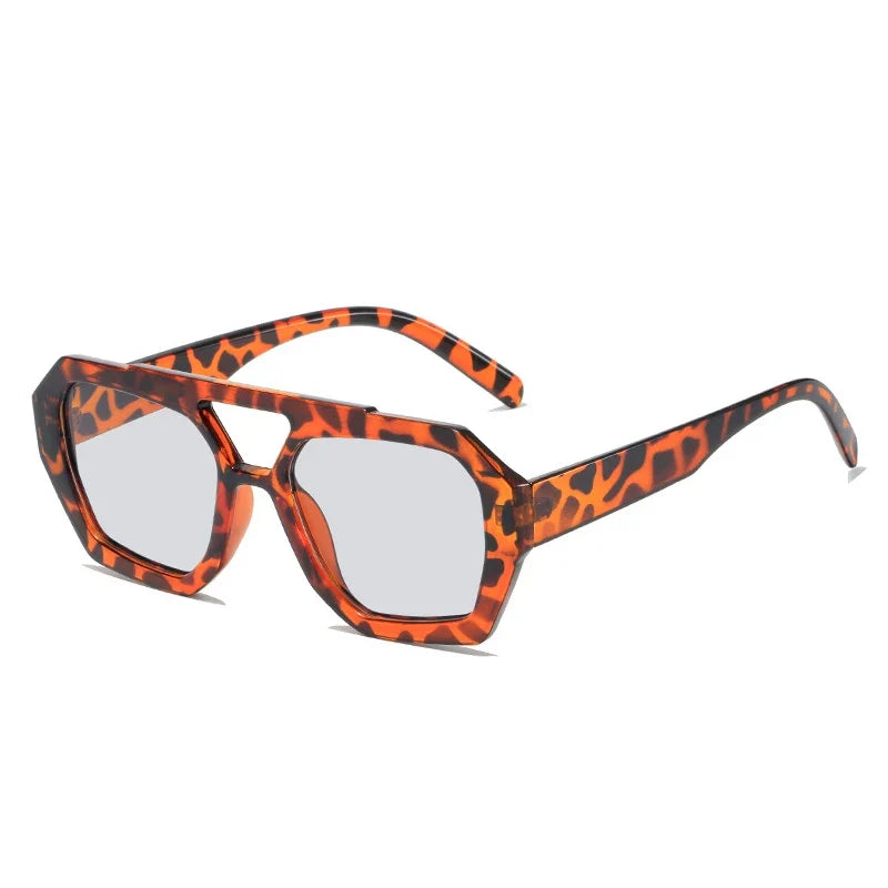 Retro Sonnenbrille – Leopard, UV400