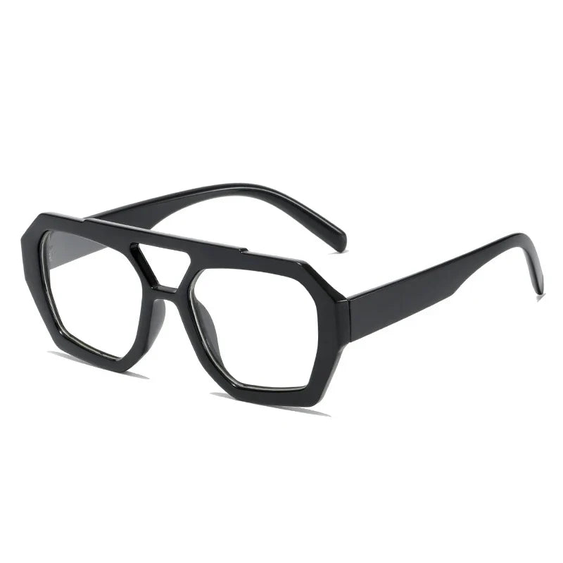 Retro Sonnenbrille – Transparent, UV400