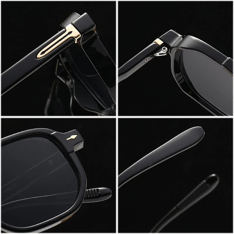 Retro Sonnenbrille mit Doppelsteg – UV400 Schutz