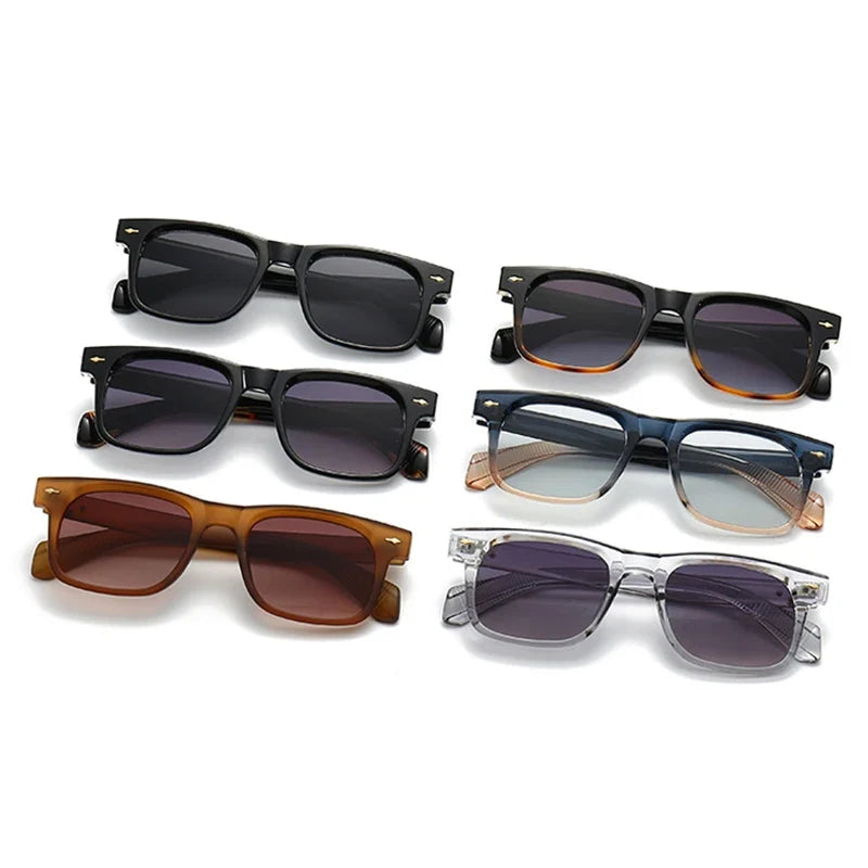 Retro Square Sonnenbrille - UV400