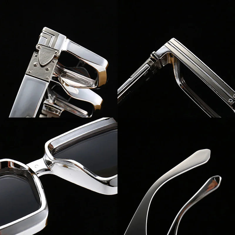 Retro Square Sonnenbrille - UV400