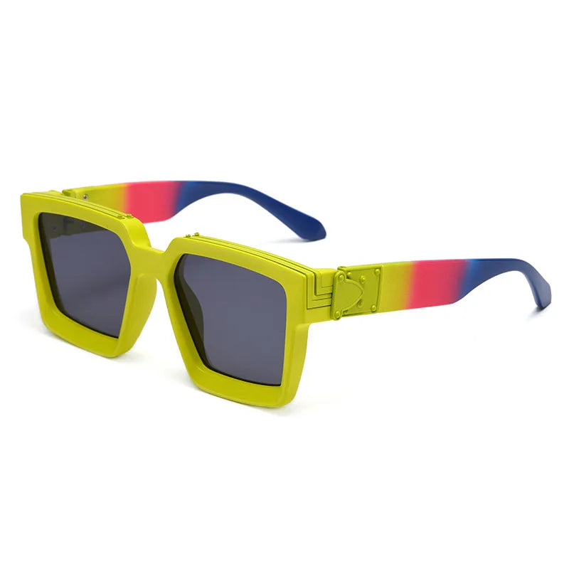 Retro Square Sonnenbrille - UV400