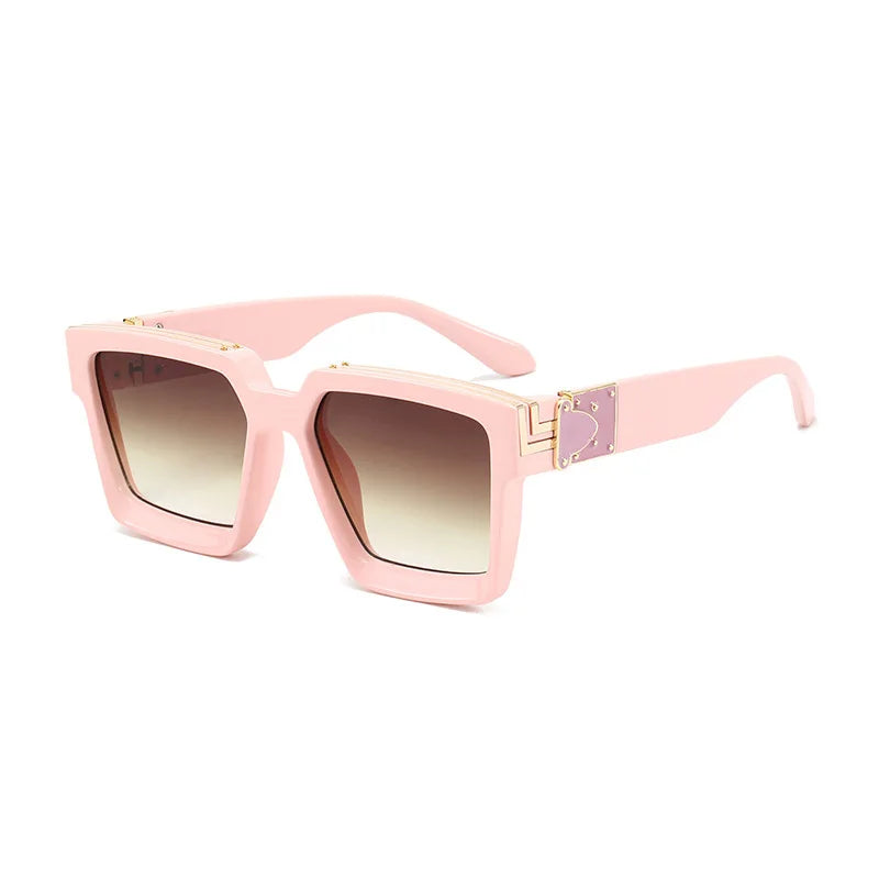 Retro Square Sonnenbrille - UV400