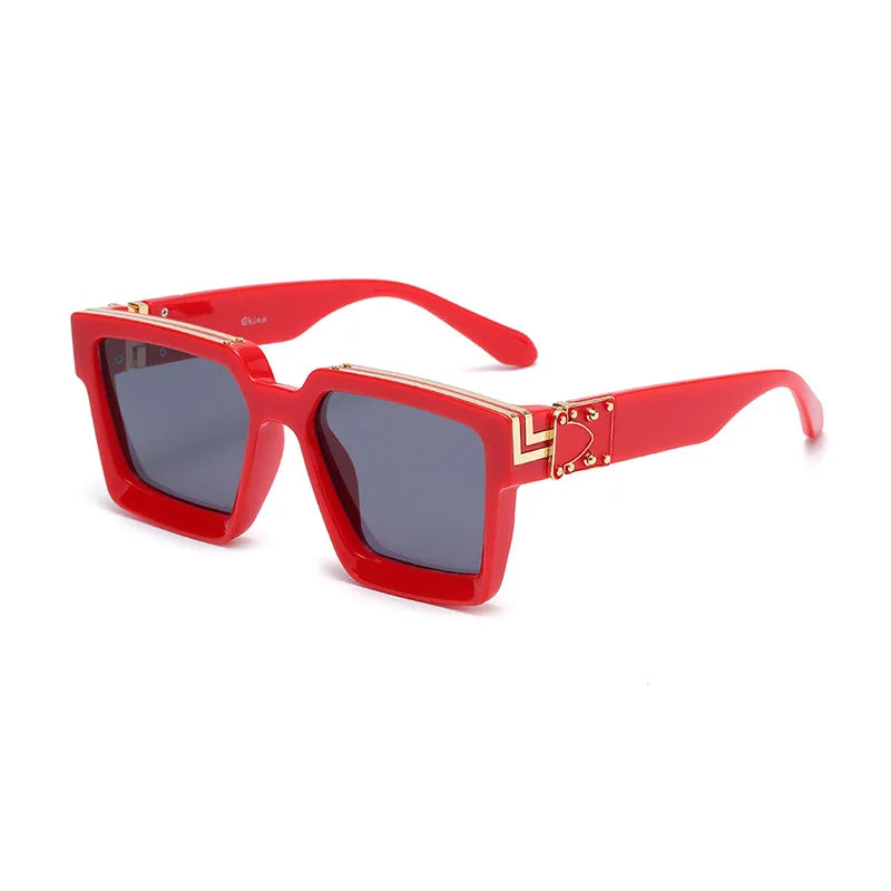 Retro Square Sonnenbrille - UV400