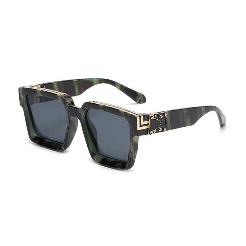 Retro Square Sonnenbrille - UV400