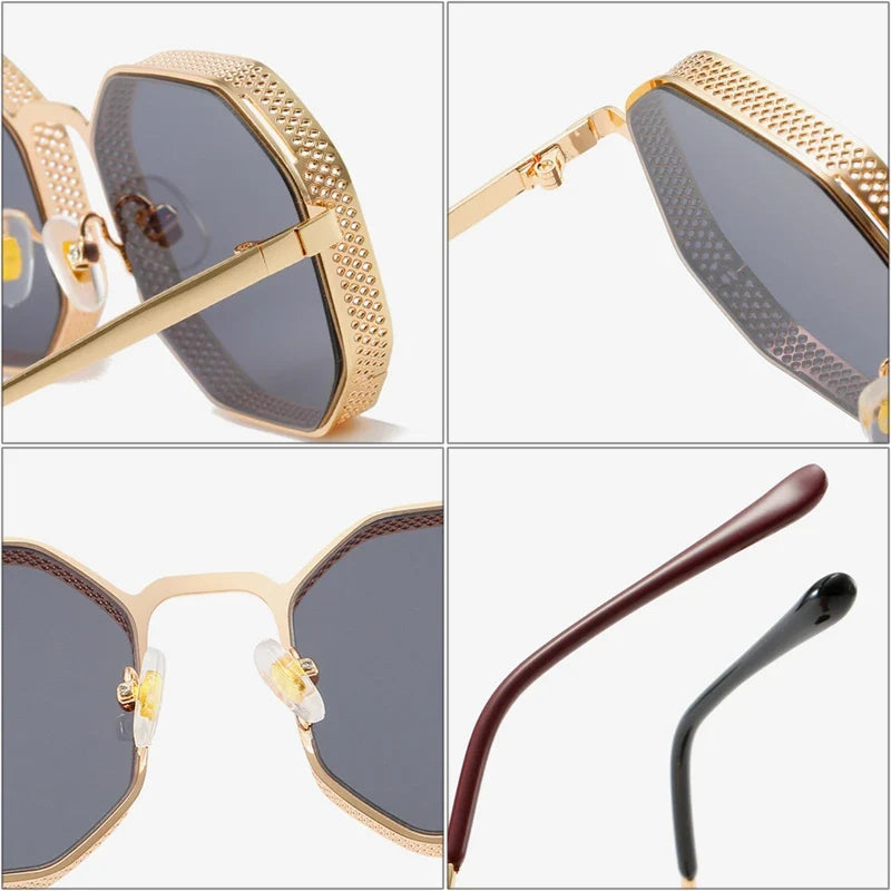 Retro Steampunk Sonnenbrille – UV400