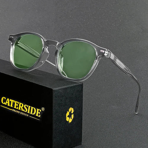 Runde Polarisierte Acetat-Sonnenbrille – Produktansicht 1, polarisiert, UV400
