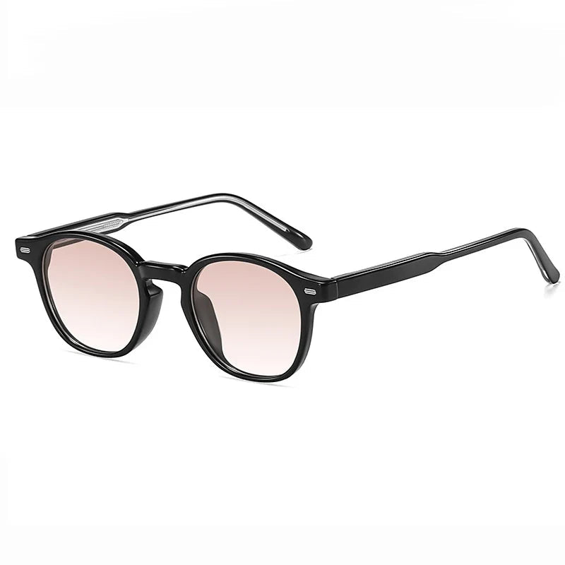 Runde Polarisierte Acetat-Sonnenbrille – UV400