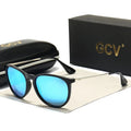 Runde Polarisierte Sonnenbrille – Polarisiert & UV400 – Blau, polarisiert, UV400
