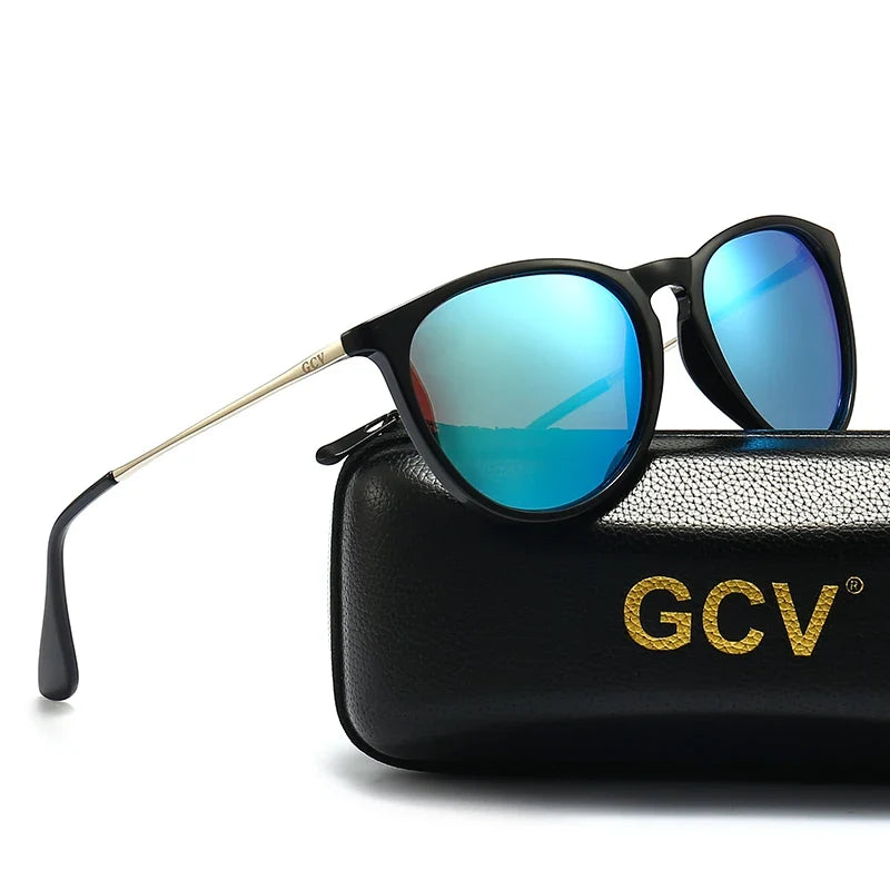 Runde Polarisierte Sonnenbrille – Polarisiert & UV400 – Produktansicht 2, polarisiert, UV400