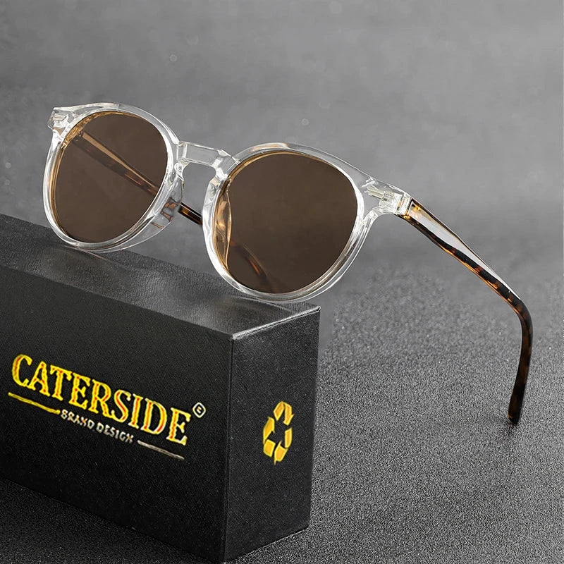 Runde Retro Polarisierte Sonnenbrille – Produktansicht 1, polarisiert, UV400
