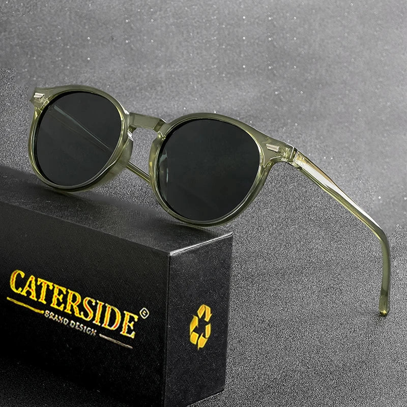Runde Retro Polarisierte Sonnenbrille – Produktansicht 2, polarisiert, UV400
