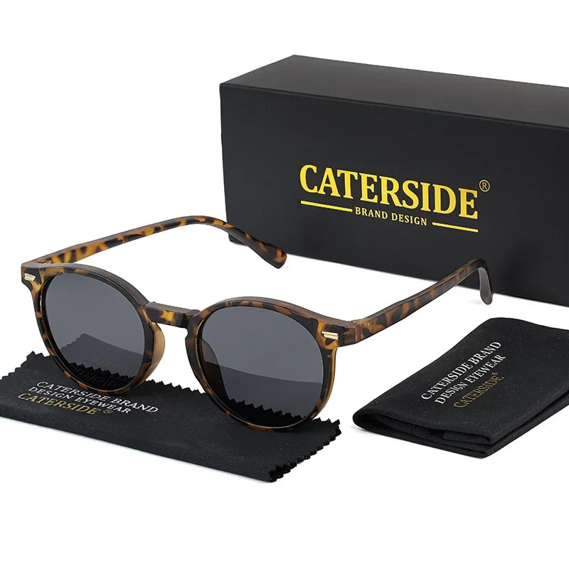 Runde Retro Polarisierte Sonnenbrille – UV400