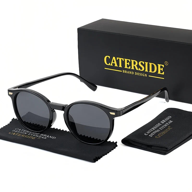 Runde Retro Polarisierte Sonnenbrille – UV400