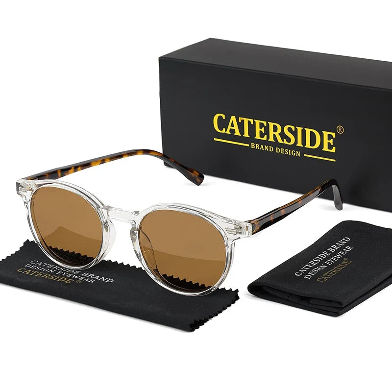 Runde Retro Polarisierte Sonnenbrille – UV400