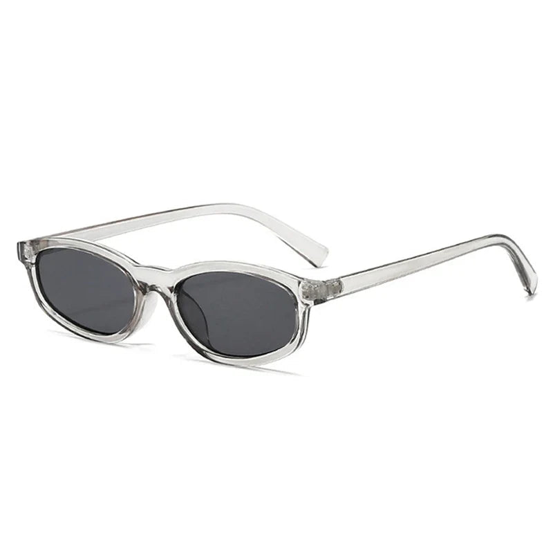 Small Cat-Eye Sonnenbrille – Grau, UV400