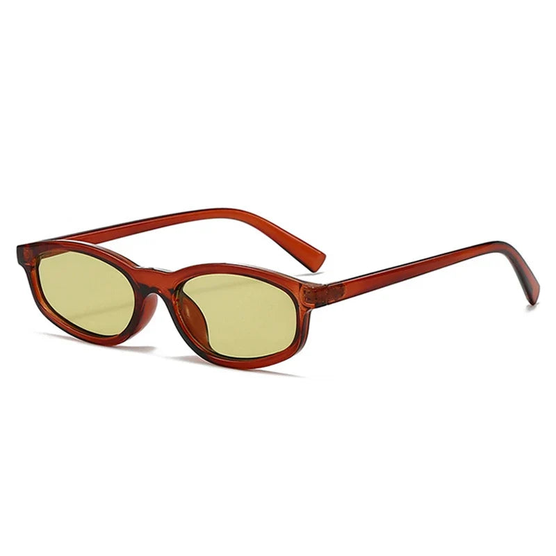 Small Cat-Eye Sonnenbrille – Hellgrün, UV400