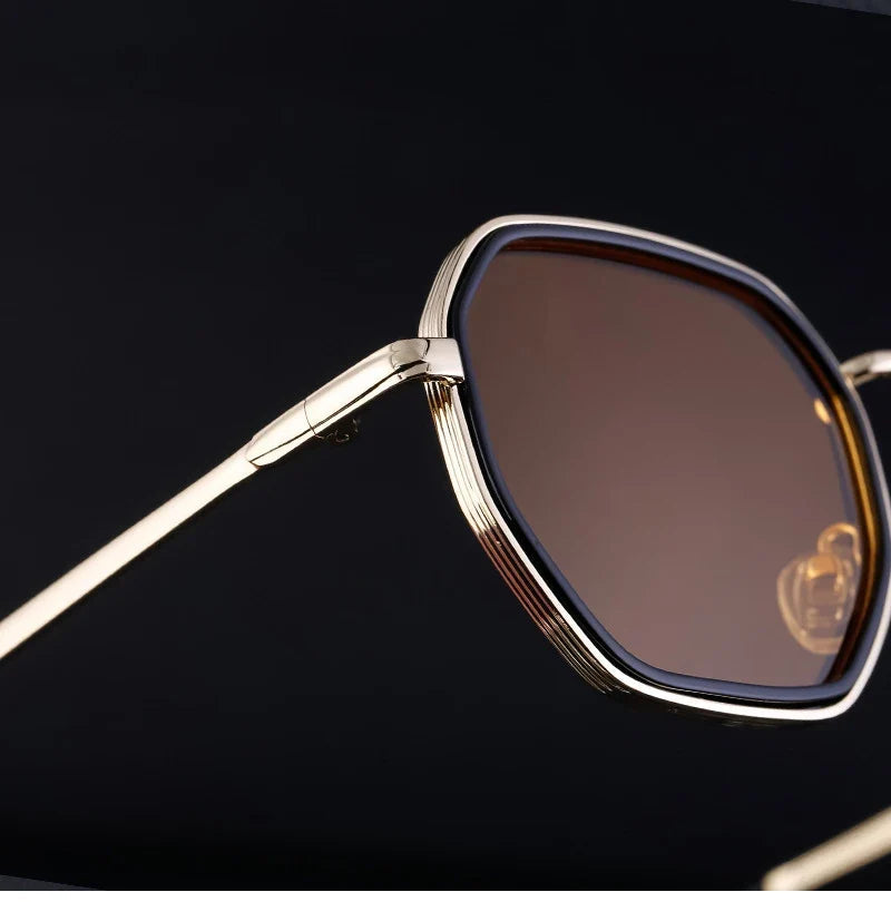 Sonnenbrille mit Metallrahmen – UV400