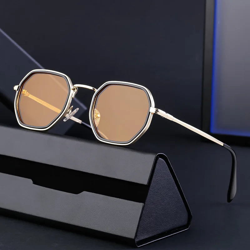 Sonnenbrille mit Metallrahmen – UV400