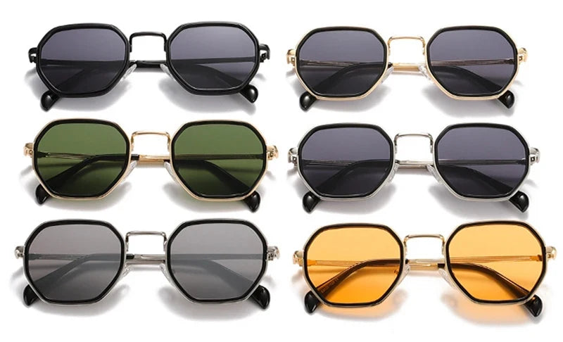 Sonnenbrille mit Metallrahmen – UV400
