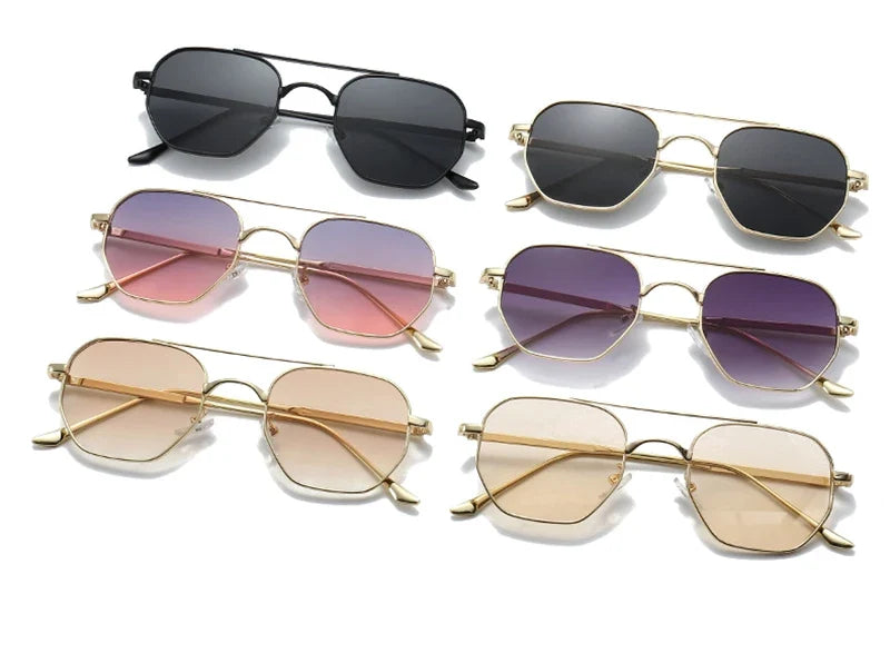 Sonnenbrille mit Metallrahmen - UV400