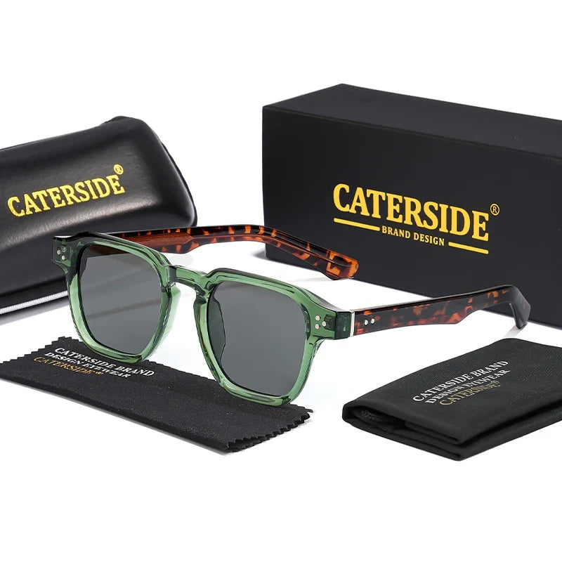 Sonnenbrille mit transparentem Rahmen – UV400