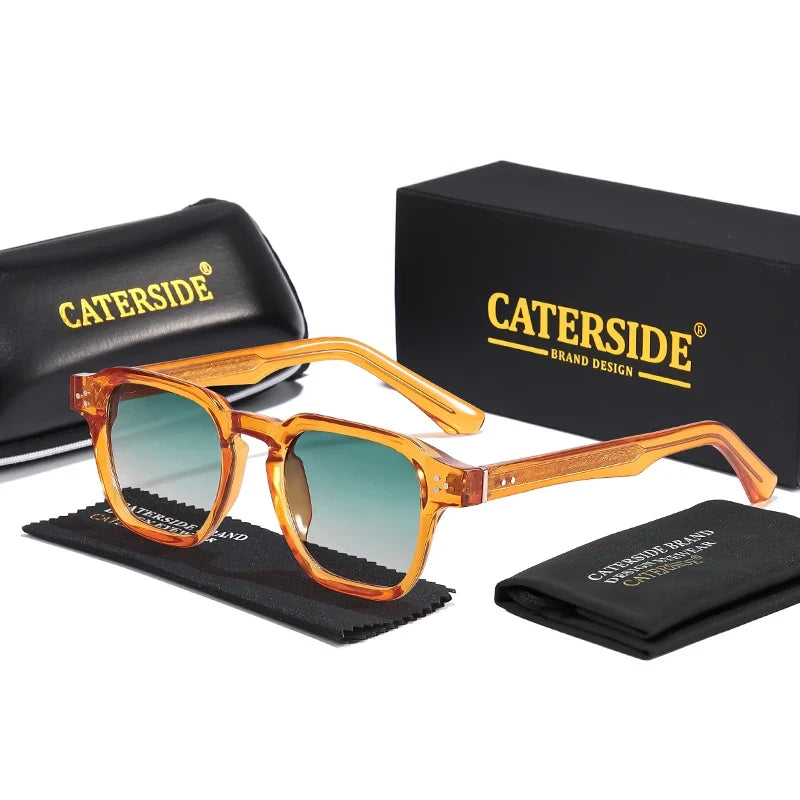 Sonnenbrille mit transparentem Rahmen – UV400