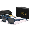 Sportliche Sonnenbrille – Polarisiert & UV400 – Blau Grau, polarisiert, UV400