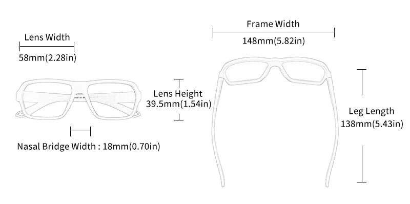 Sportliche Sonnenbrille – Polarisiert & UV400 – Lifestyle-Aufnahme 1, polarisiert, UV400