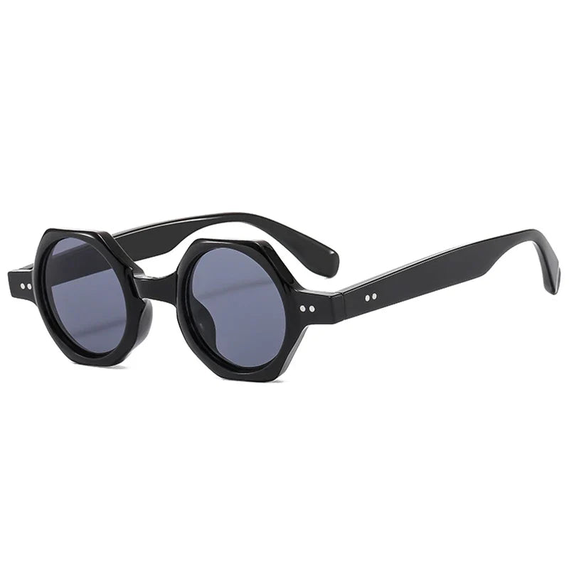 Square Sonnenbrille – Schwarz Grau, UV400
