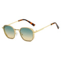 Square Sonnenbrille – Gold Grün, UV400