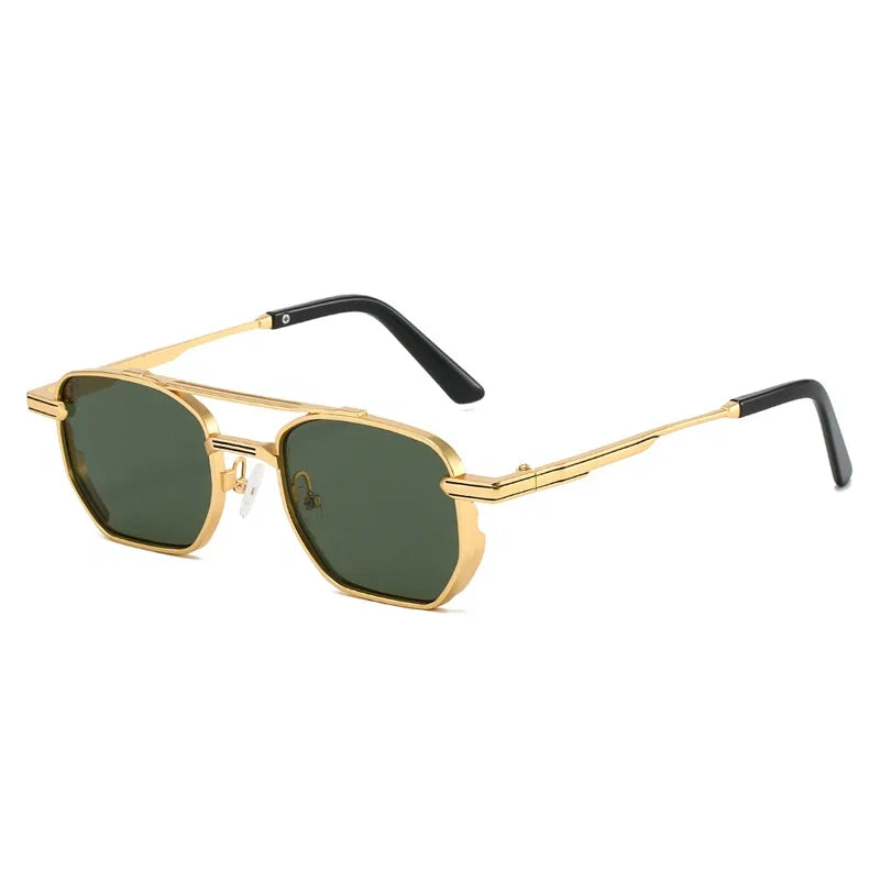 Square Sonnenbrille mit Doppelsteg – UV400